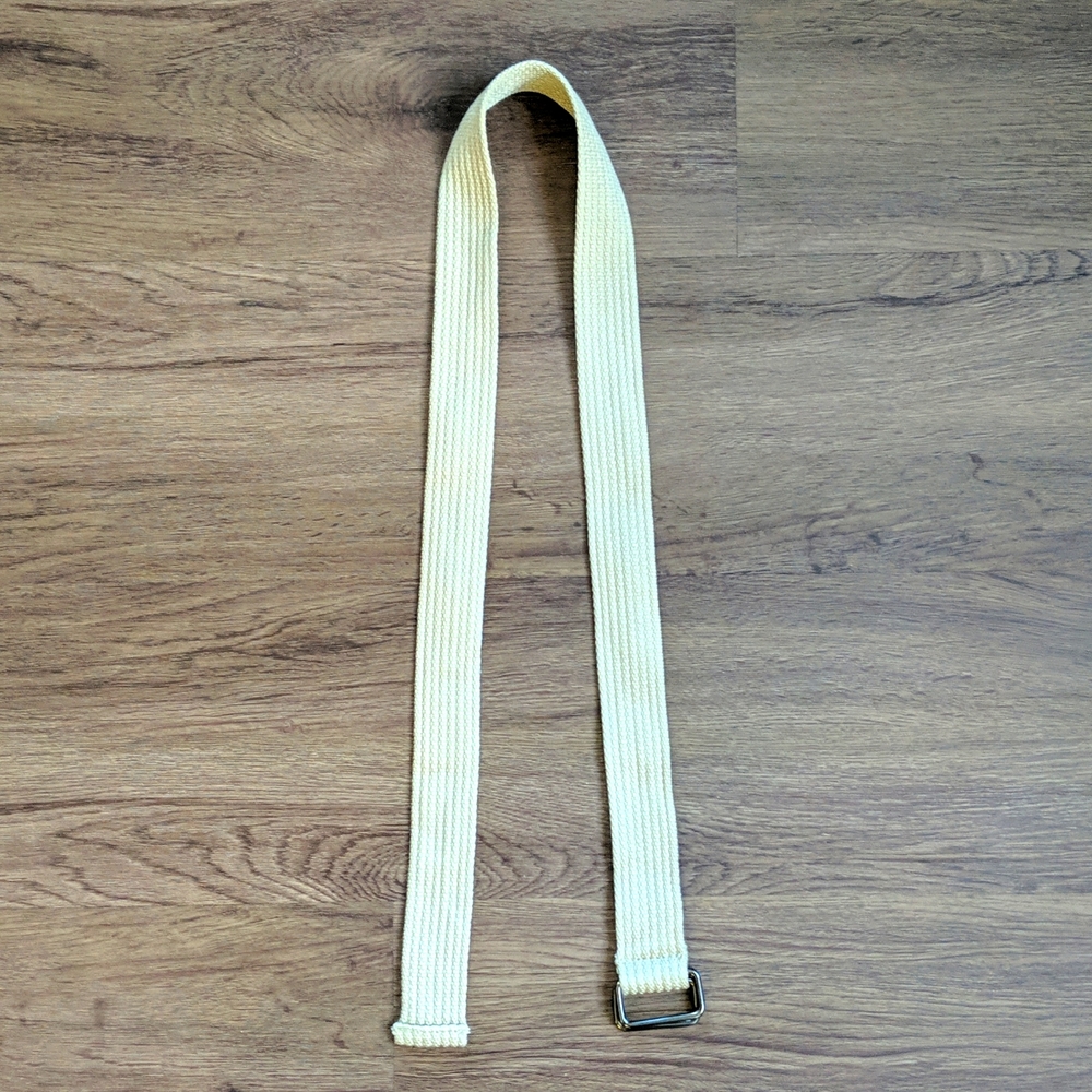 Size 31-34W Men's Fabric Loop Belt in Tan